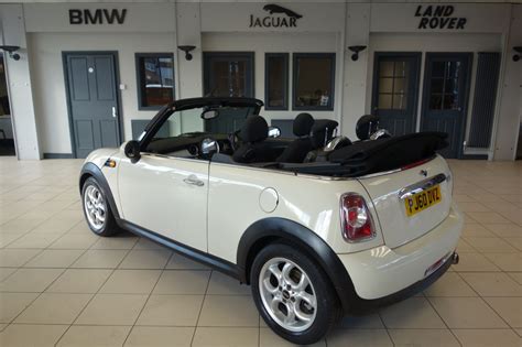 used white mini cooper convertible.